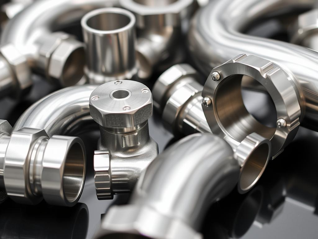 Stainless steel fittings фото