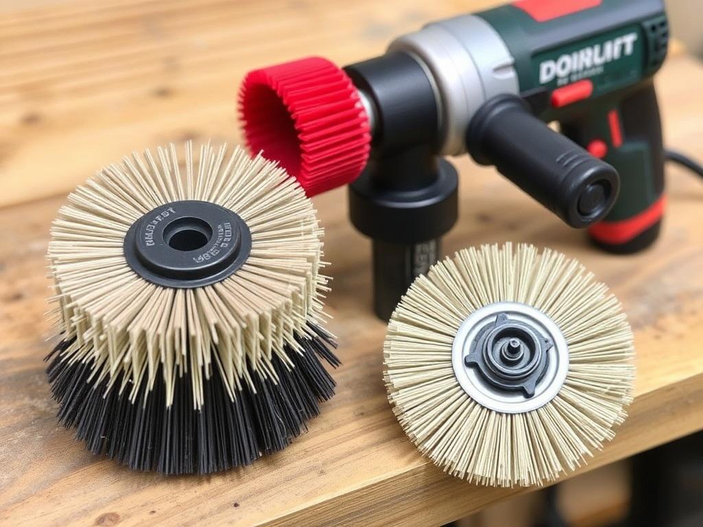 Brushes for drills and angle grindersфото