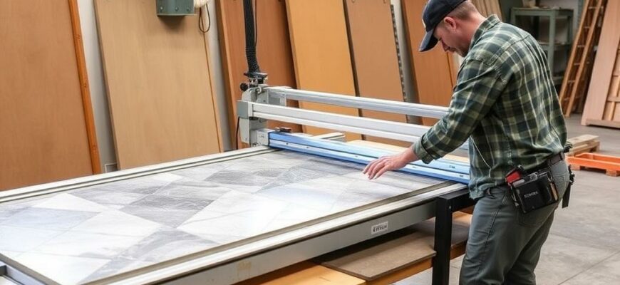 Крупноформатный плиткорез: как выбрать инструмент для больших плит и не испортить материал